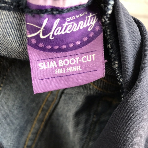 Old Navy Women's Size 6 Maternity Jeans Blue Flare - Picture 8 of 9